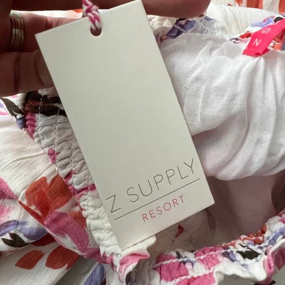 Z Supply Resort Boardwalk Floral Pants Pull on Women Size XS - Picture 10 of 11